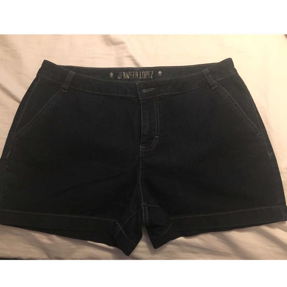 Jennifer Lopez denim shorts
